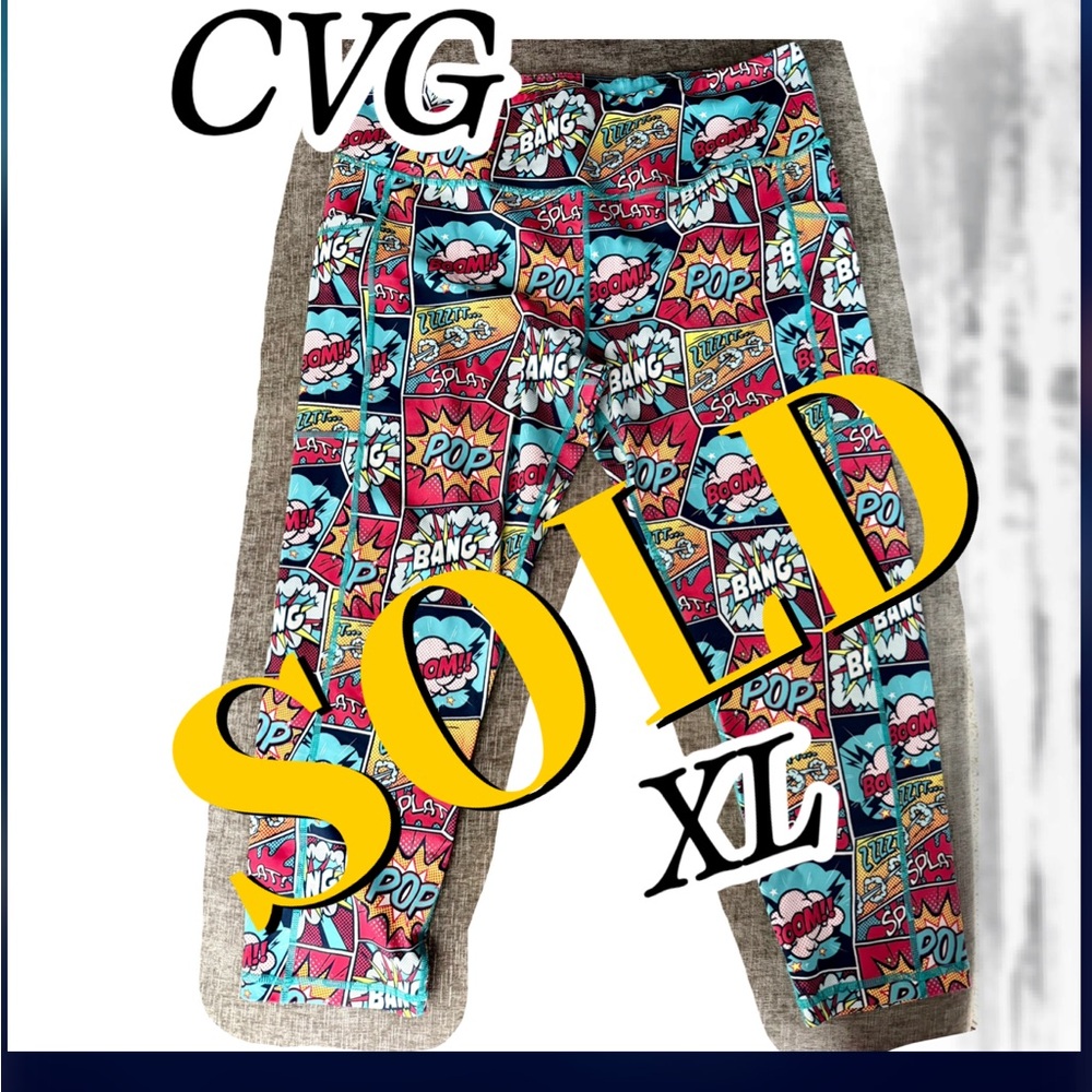 CVG Pop Art Comic Leggings